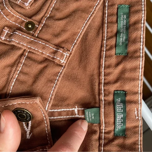 wild fable Rust-Brown Cargo Pants - Picture 3 of 3